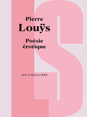 cover image of Poésie érotique